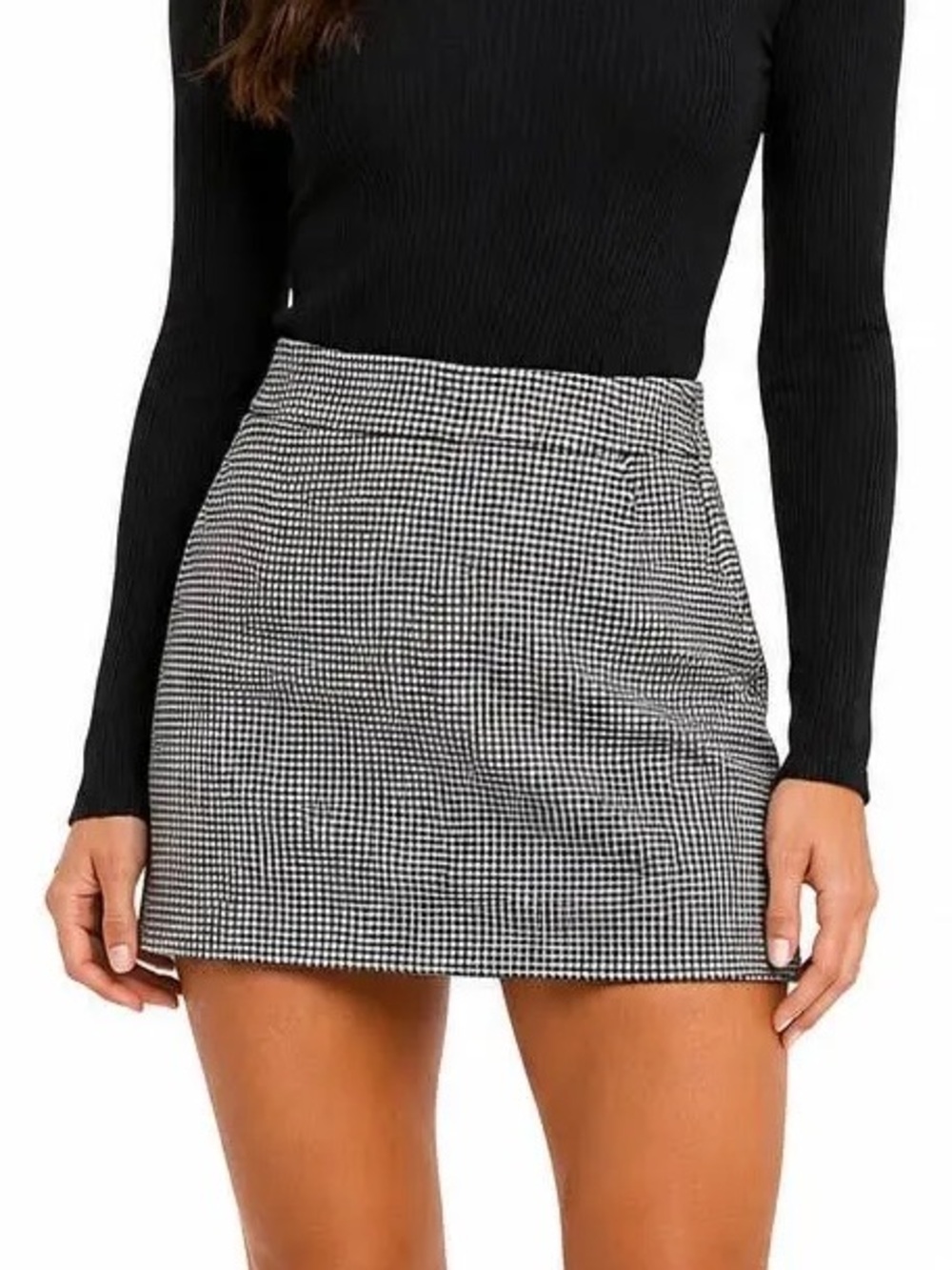 Abercrombie The A&F Scarlett Wool-Blend Mini Skort size Medium